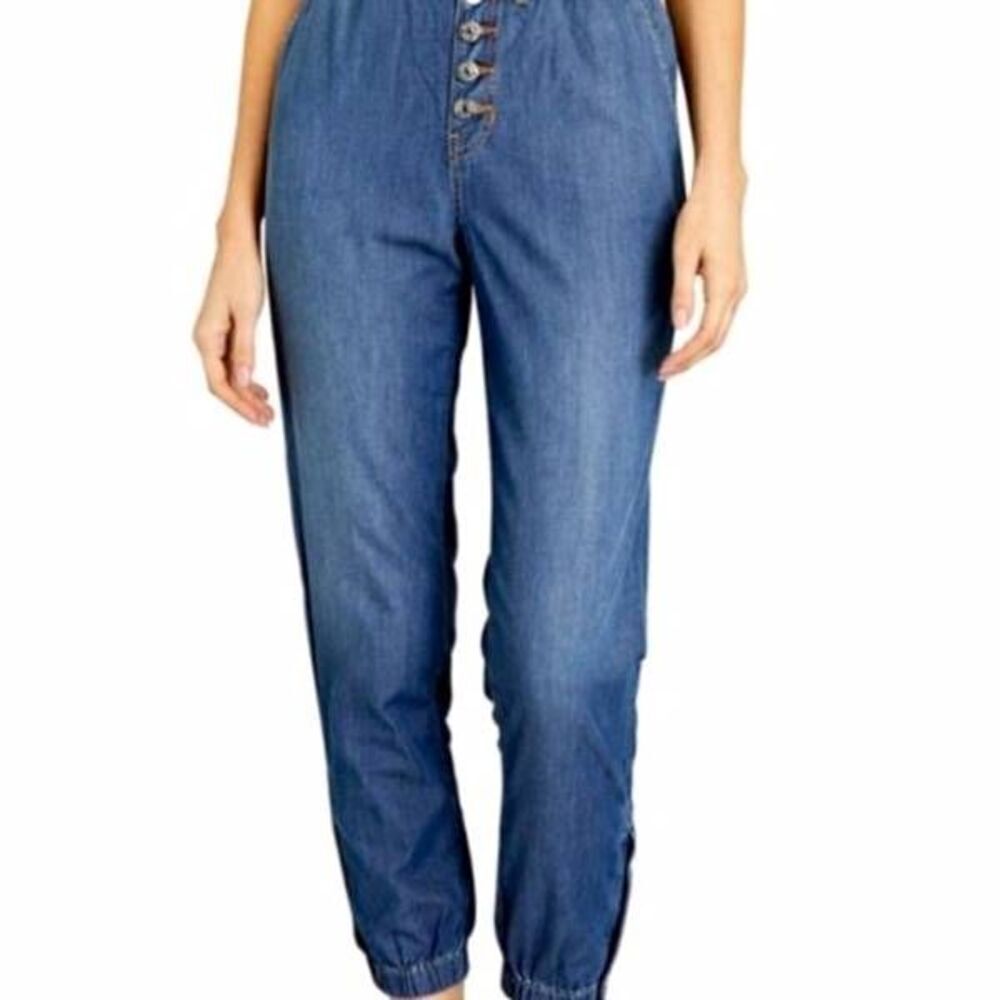 VERONICA BEARD Tedi Tapered Paperbag Jeans sz 24/00